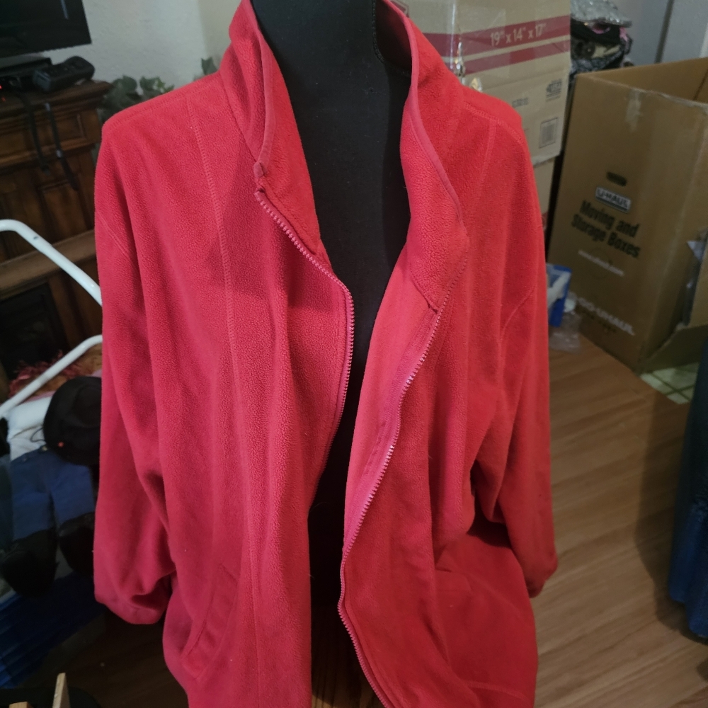 Ellos Womans Red Jacket S8ze 3xl